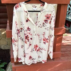 Floral Print Women's Top